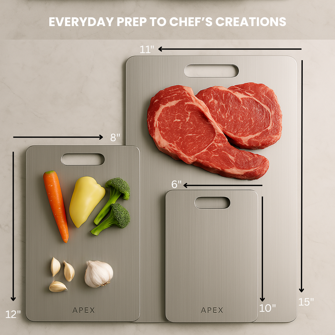 Apex Titanium Cutting Board 3 Boards